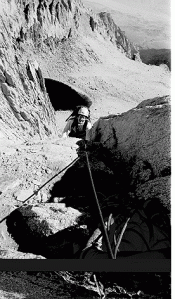 Coming up the Ledges.