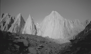 Moonrise over Mt. Whitney from the East side.